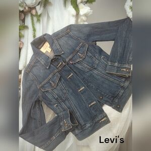 *0055 levi's denim jeans jackets women S